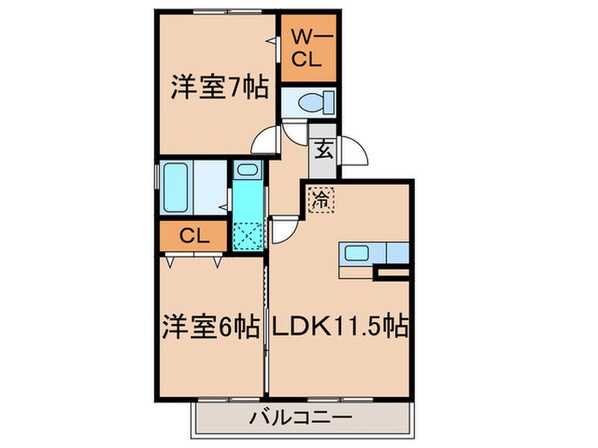 サンタ　アンジェリの物件間取画像